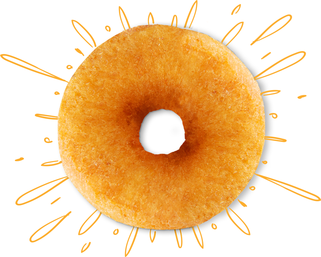 IT ALL STARTS WITH OUR FRESH VANILLA CAKE DONUT