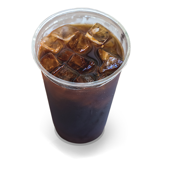 Iced black coffee