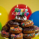 Birthday Donut Tower